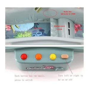 Juego de mesa de pesca de circulación de agua Lovyan con 3_2