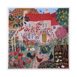 eeBoo Piece and Love English Cottage Rompecabezas_2