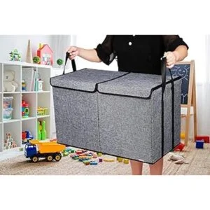 Caja de juguetes grande para niños organizador de_6