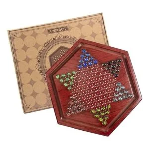 AMEROUS Juego de mesa chino de madera de 13.6 pulgadas con_6