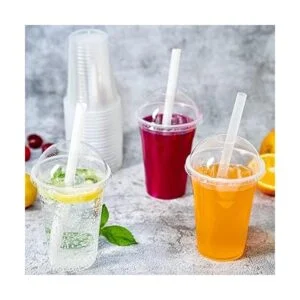 Paquete de 100 tazas de plástico transparente de 16 onzas_2