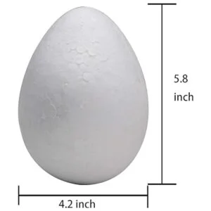Crafare Huevos de espuma de poliestireno de 6.0 in 9_2