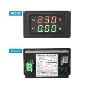 Medidor de voltaje de CA de 500 V 200 A voltímetro de_3