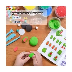 Drama Planet Kit de arcilla seca al aire para niños crea_6