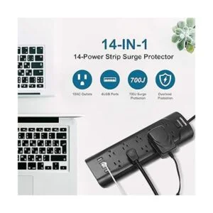 WANDOFO Protector de sobretensiones de cable extra largo_3