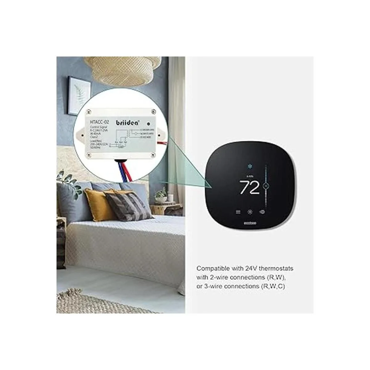 Relé de 220 V 240 V Briidea Interruptor de_7