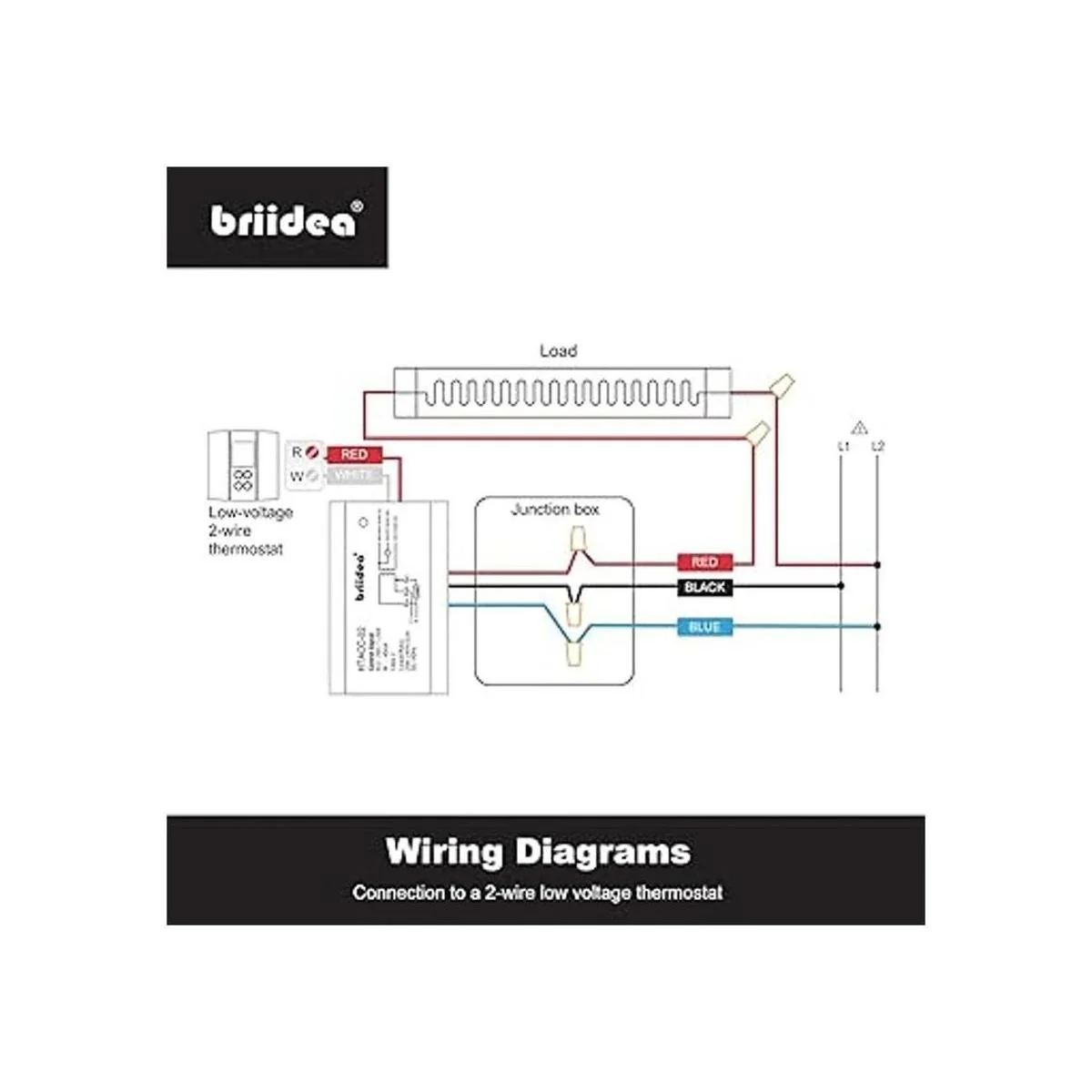 Relé de 220 V 240 V Briidea Interruptor de_3