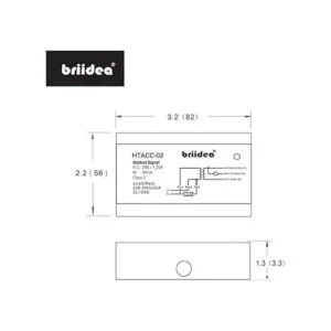 Relé de 220 V 240 V Briidea Interruptor de_5