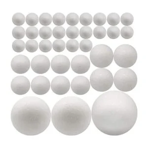 Paquete de 39 bolas de espuma para manualidades 5 tamaños_1