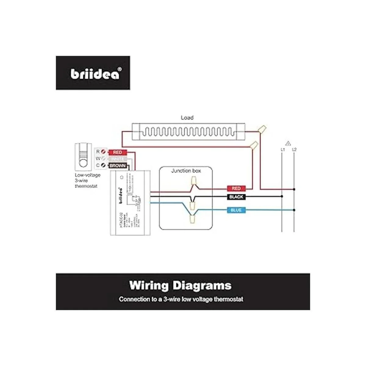 Relé de 220 V 240 V Briidea Interruptor de_4