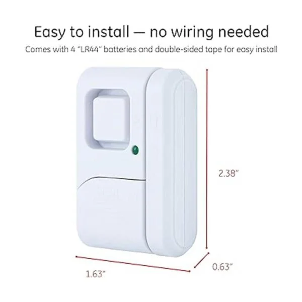 GE Alarma de seguridad personal para ventana y puerta_2