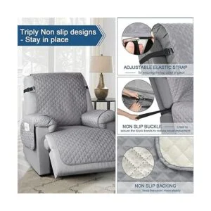 TAOCOCO Funda antideslizante para silla reclinable con_5