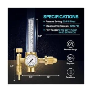 VIVOSUN Sistema de emisor regulador de ArgonCO2 con 50_6