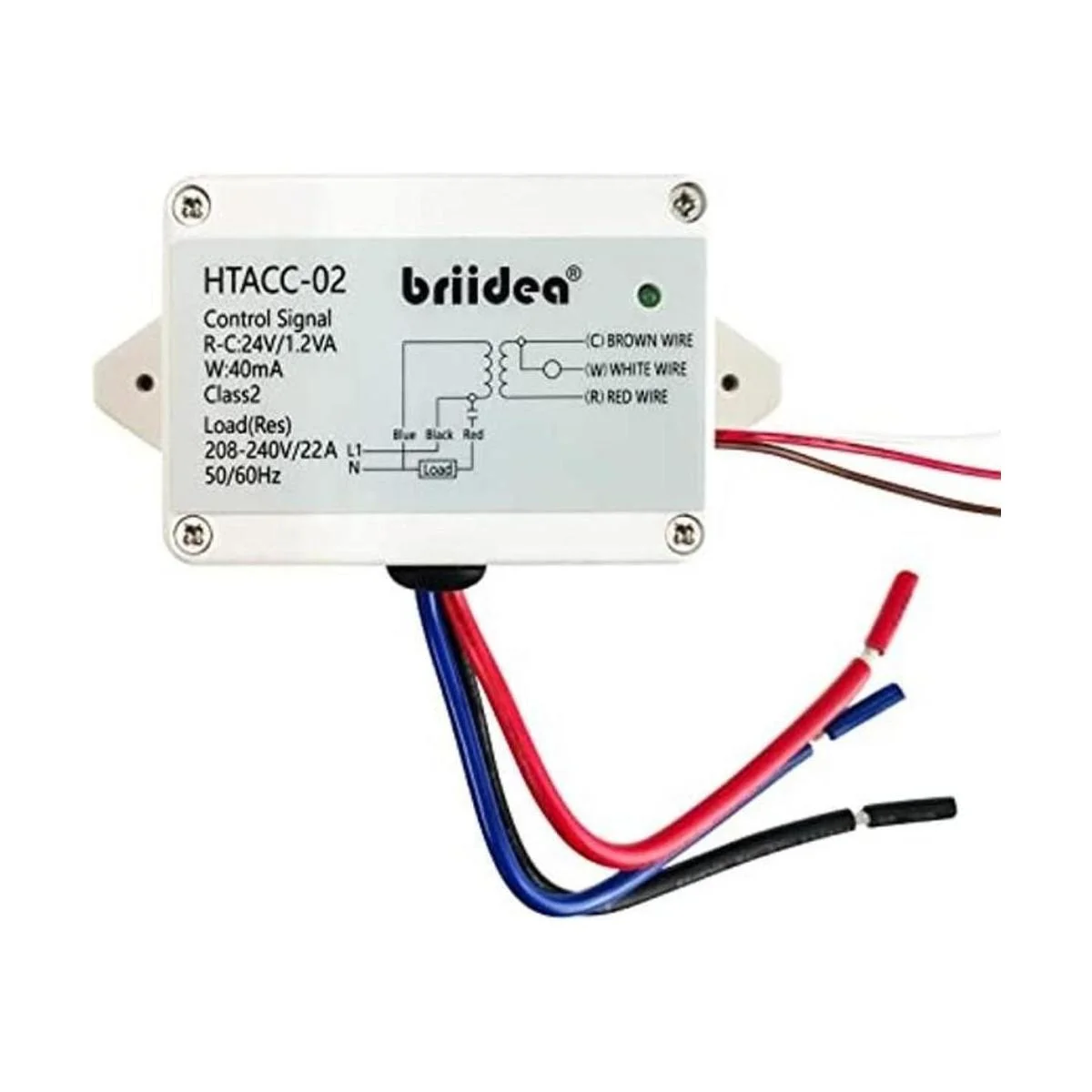 Relé de 220 V 240 V Briidea Interruptor de_1
