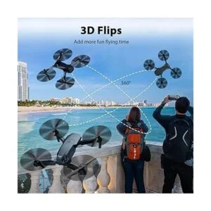 Drone con cámara para adultos cuadricóptero RC plegable_4