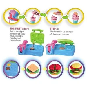 YiQis Juego de masa para juegos de cocina kit de_2