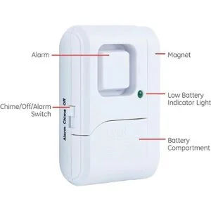 GE Alarma de seguridad personal para ventana y puerta_3