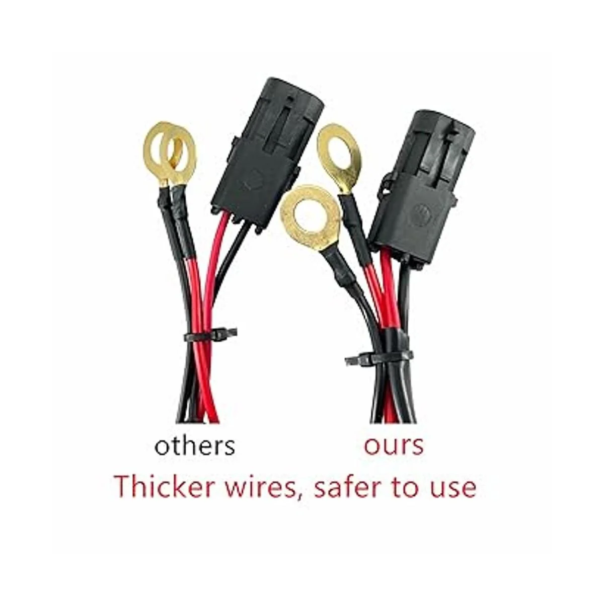 ALTBET Arnés de cableado de cable de batería para silla de_2