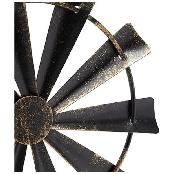 Molino de viento de metal para decoración de granja_4
