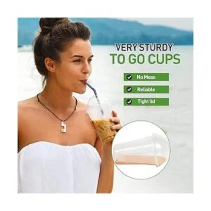 Paquete de 100 tazas de plástico transparente de 16 onzas_5