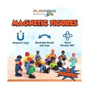 Playmags Figuras magnéticas de la comunidad Juego de 15_2