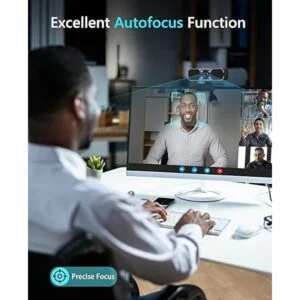 Cámara web 1080P 60FPS cámara de transmisión con_4