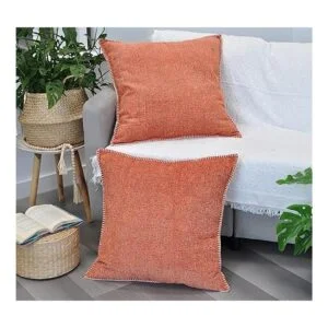 Juego de 2 fundas de almohada de felpilla texturizadas de_3