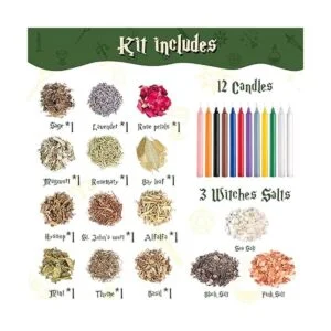 Kit de iniciación de brujería suministros de brujería_3
