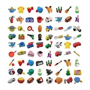 Ranvi 60 gomas de borrar para niños mini rompecabezas_1