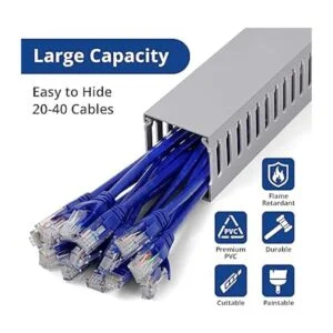 ZhiYo Gestión de cables para rack de servidor de 2 x 2_3