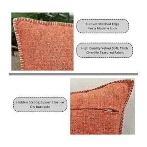 Juego de 2 fundas de almohada de felpilla texturizadas de_4