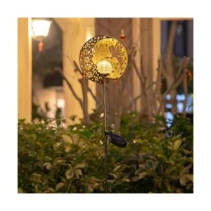Tryme Luces solares de jardín hadas lunas estrellas_4