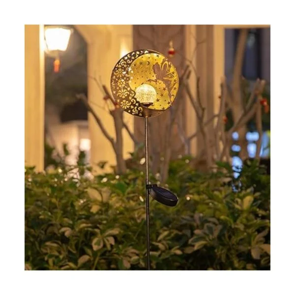 Tryme Luces solares de jardín hadas lunas estrellas_4