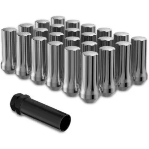 Richeer 24 tuercas cromadas M14 x 1.5 asiento de bulto de_1