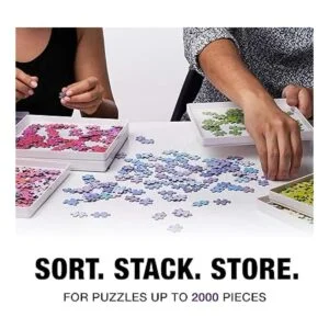 Tidyboss 8 bandejas de clasificación de rompecabezas con_5