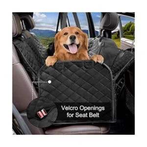 Funda de asiento de coche para perro impermeable_2