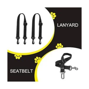 Funda de asiento de coche para perro impermeable_6