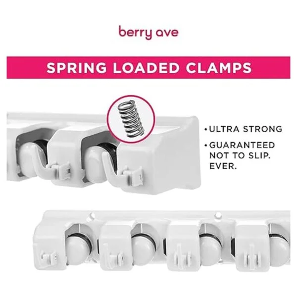 Berry Ave Soporte para escoba rastrillo o trapeador y_4