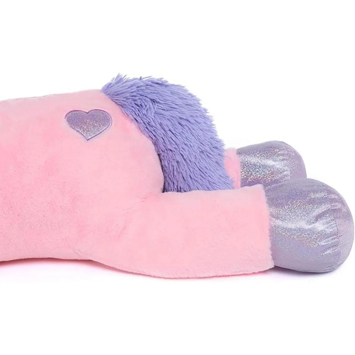 Lanmore Juguetes de peluche de unicornio grande almohada_3