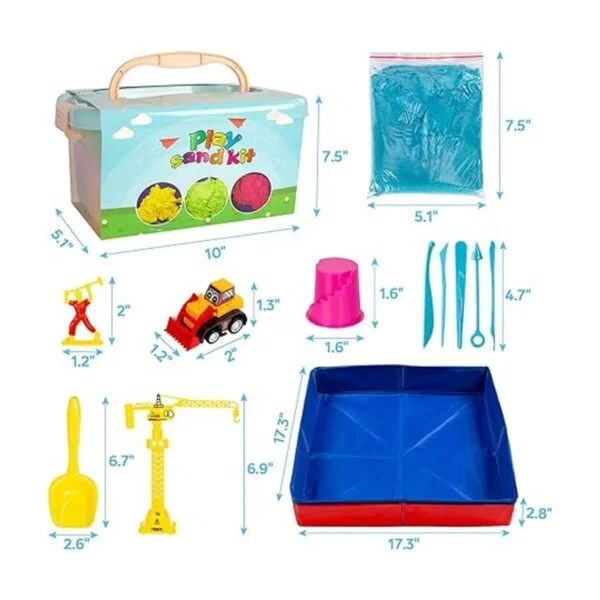 Arena de juego para niños 3 libras de arena mágica 6_2