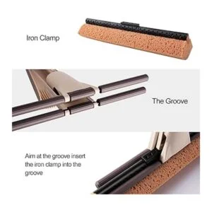 Eyliden Fregona de esponja para limpieza de suelos con 2_6