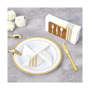 Vplus Paquete de 150 toallas de invitados desechables_4