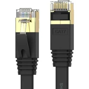 Senetem Cable plano blindado Ethernet Cat 7 RJ45 gigabit_1