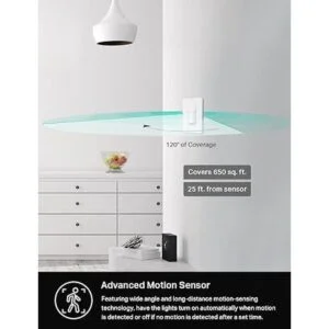 Kasa Smart Interruptor de sensor de movimiento WiFi un_3