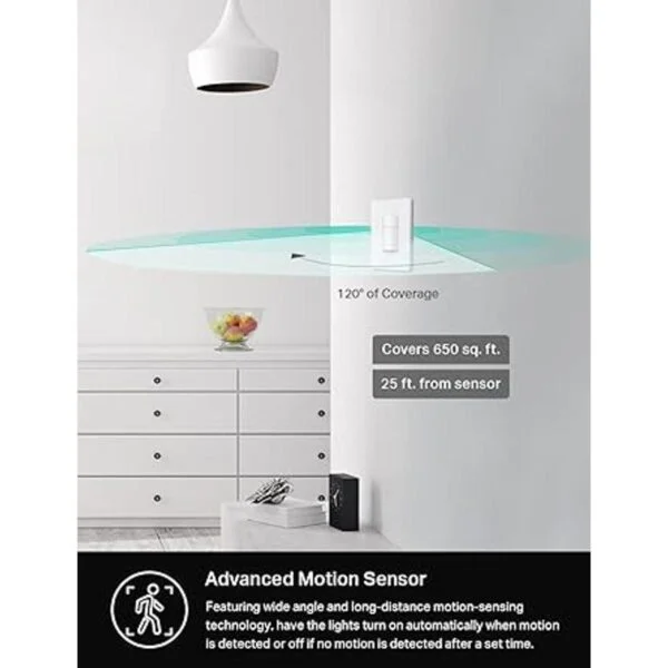 Kasa Smart Interruptor de sensor de movimiento WiFi un_3