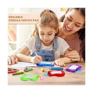 Mini tablero de dibujo magnético de 24 piezas para niños_4