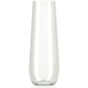 30 flautas de champán de plástico sin tallo vasos_2