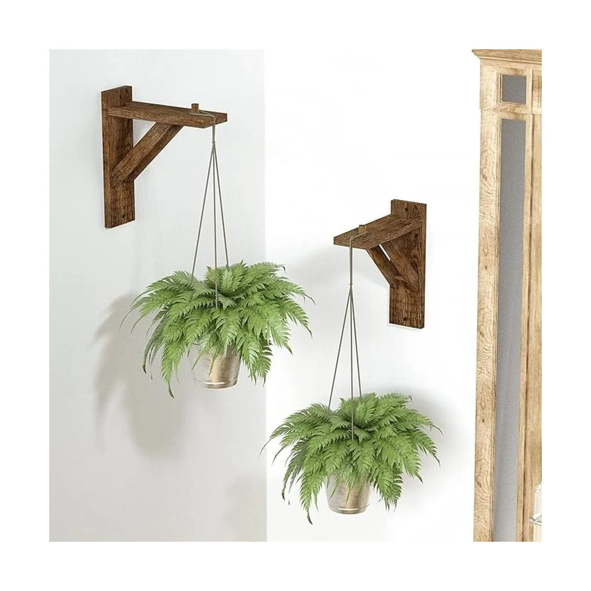 J JACKCUBE DESIGN MK1004A Juego de 2 estantes de madera_4