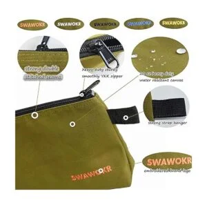 Paquete de 5 bolsas de lona con cremallera de 20 onzas_3