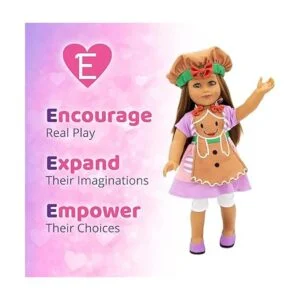 Playtime by Eimmie Ropa de muñeca de 18 pulgadas delantal_5